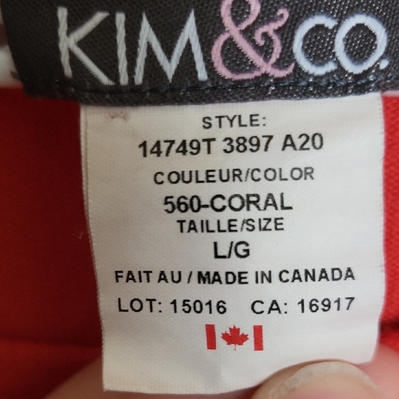 Stylish & Comfortable Red Coral/Salmon Top – Perfect for Any Occasion - Picture 2 of 6